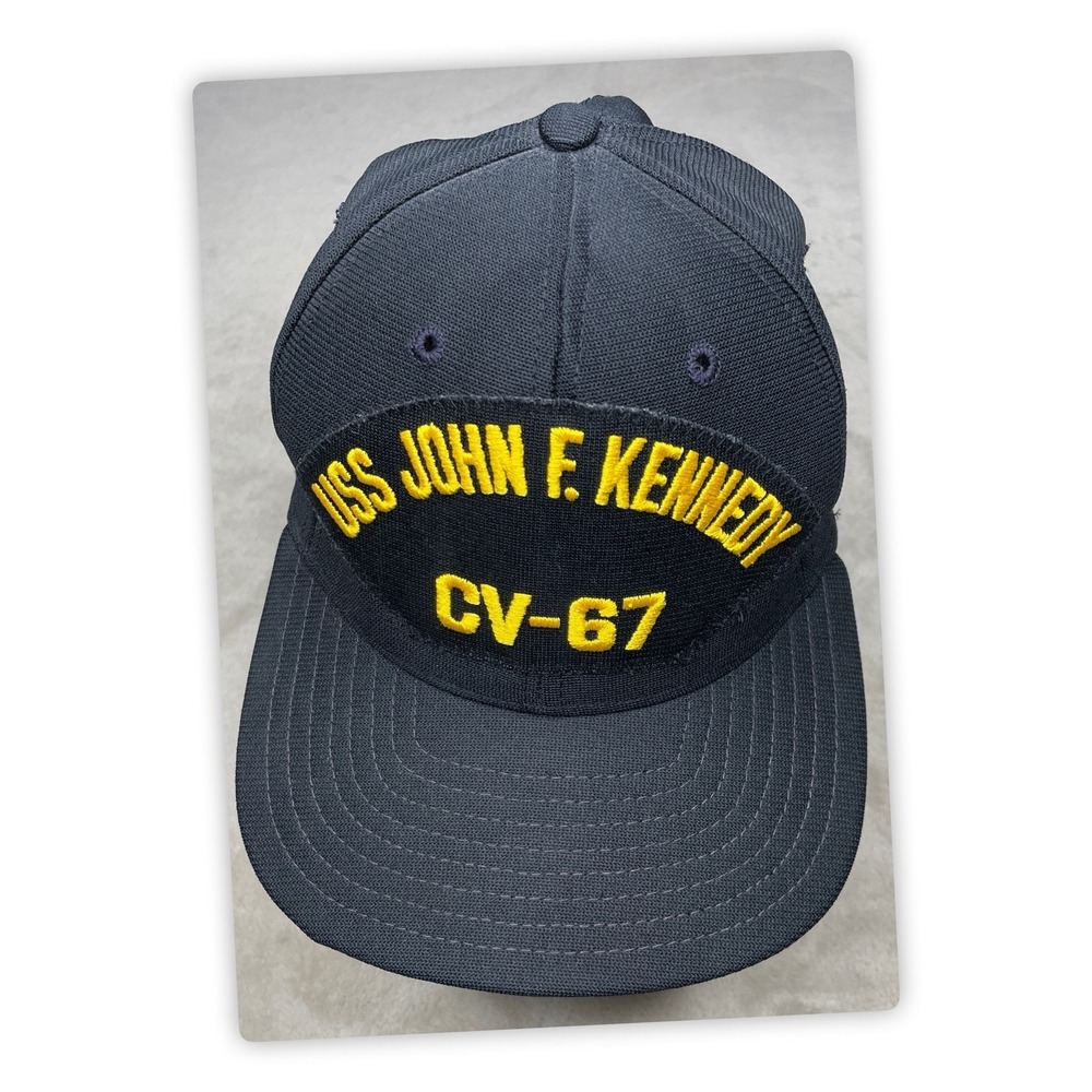 Vintage USS John F. Kennedy CV-67 NEW ERA SnapBack Hat Brand New Made in USA